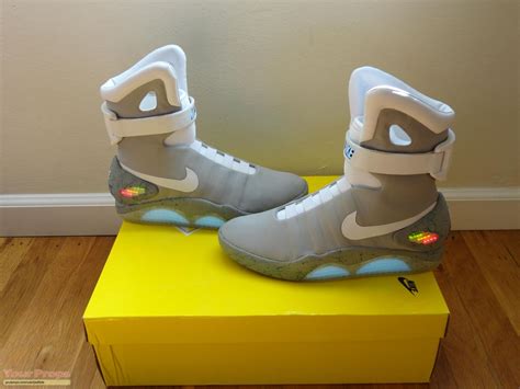 back to the future nike air mags fake|nike mag price.